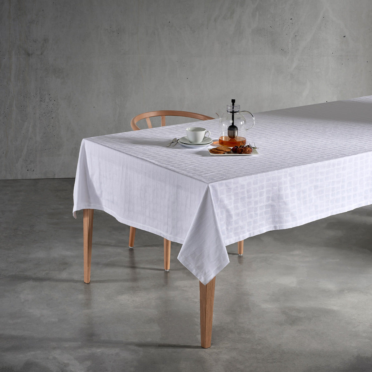 Galdauts ALBIT 160x250 white 100% BCI cotton