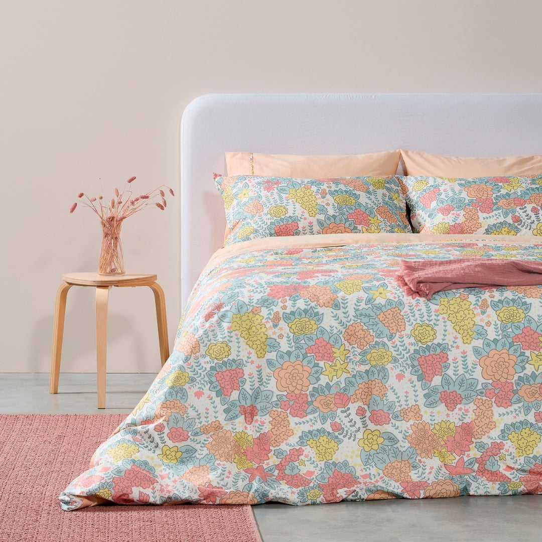PEACEFULL gultas veļas komplekts – krāsains miega prieks