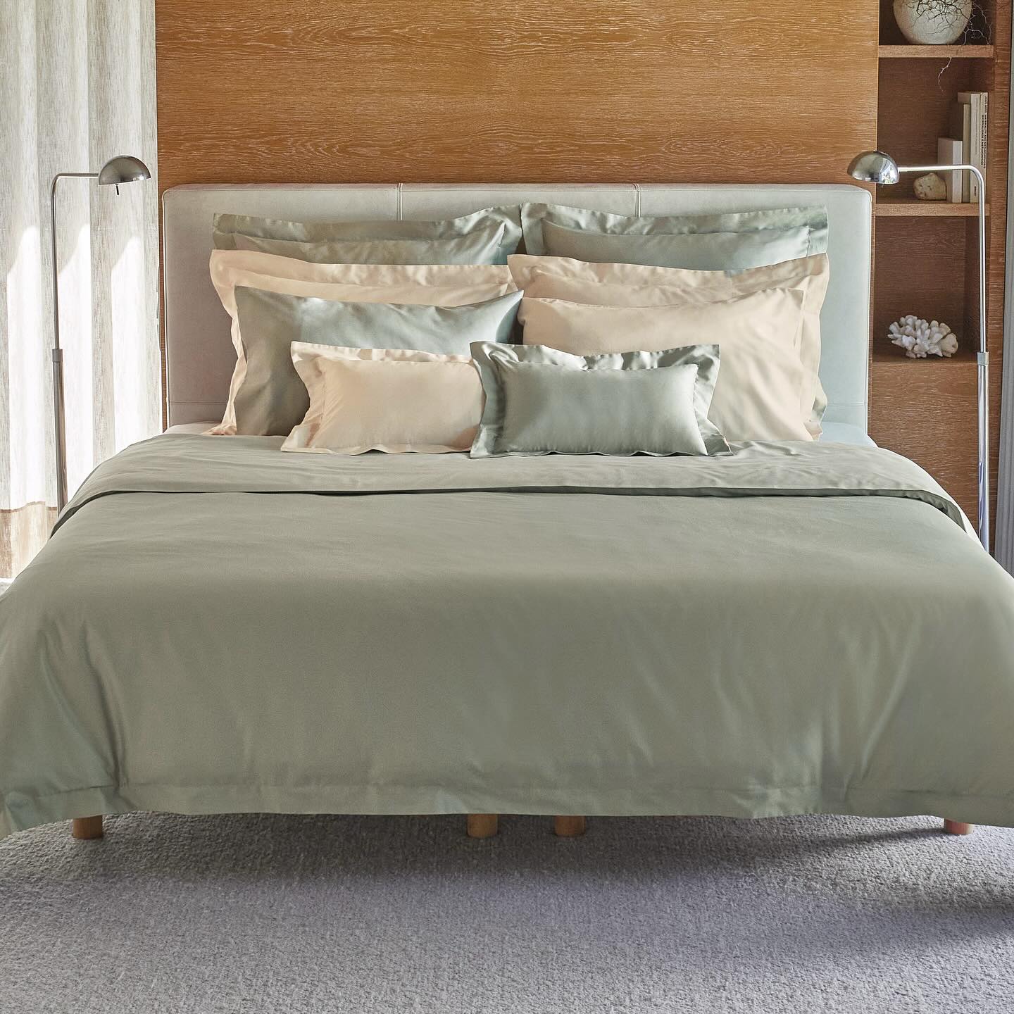 Satīna gultas veļa VINCENT. 4 krāsu varianti