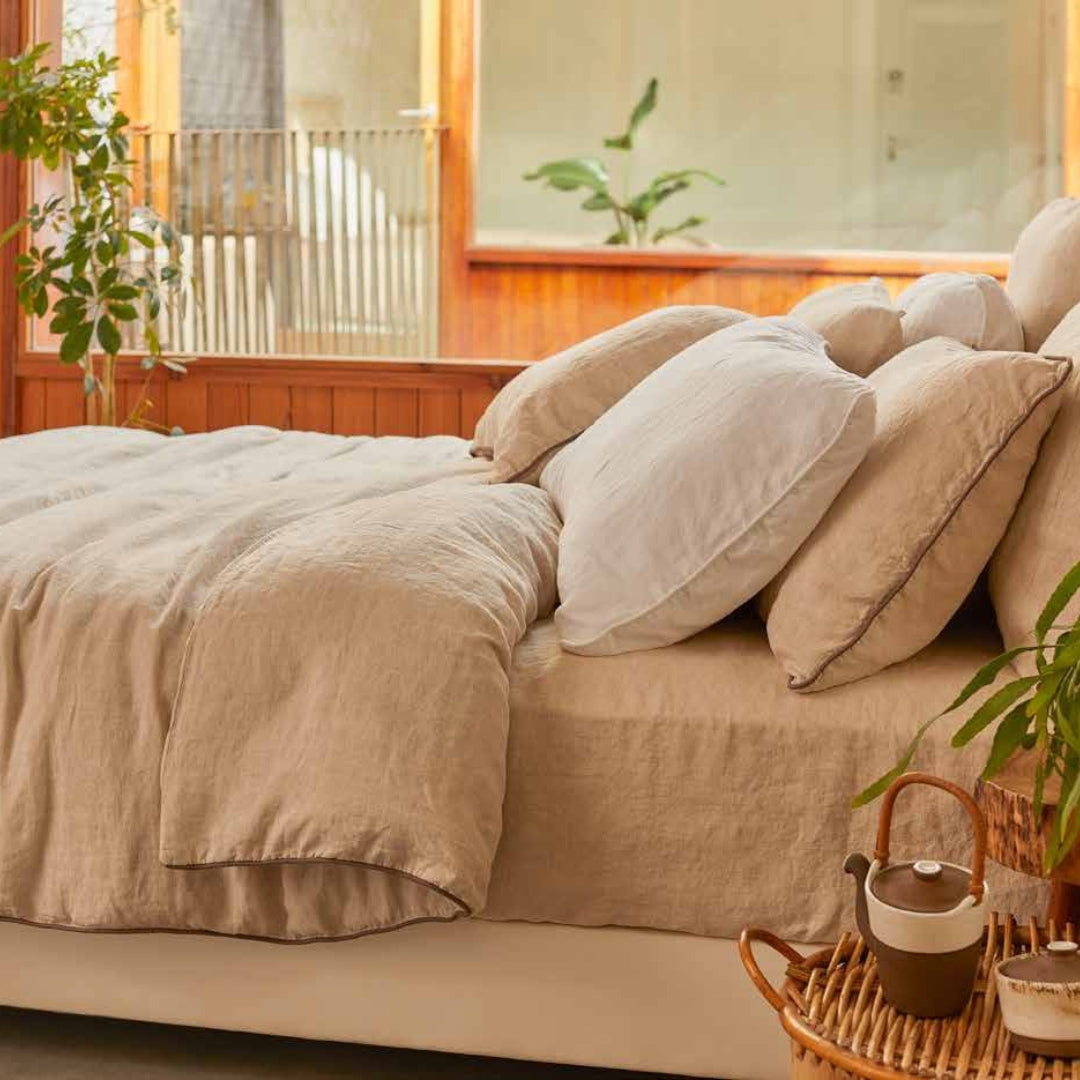 Gultas veļa MILAN - Eiropas mazgāts lins