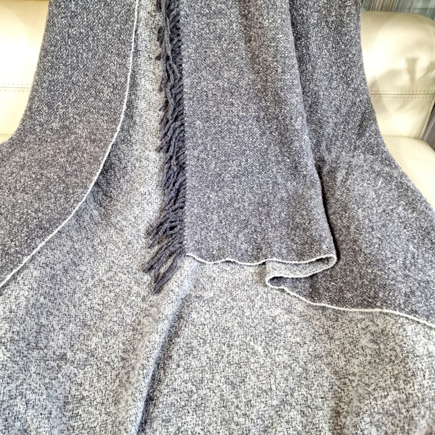 VENICE BUKLE vilnas pledi 140x200 7 krasas