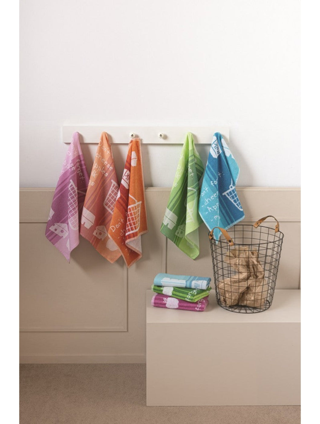 Кухонные полотенца BASKET, 100% хлопок.