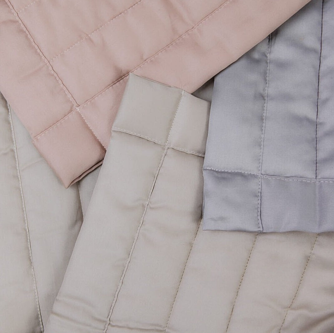 Beam gultas pārklājs 240x270 taupe 100% kokvilna Satīns 300TC