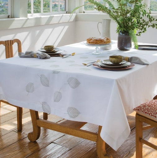 BELMONTE galdauts 170x170 white/cley 70% kokvilna 30% poliesters