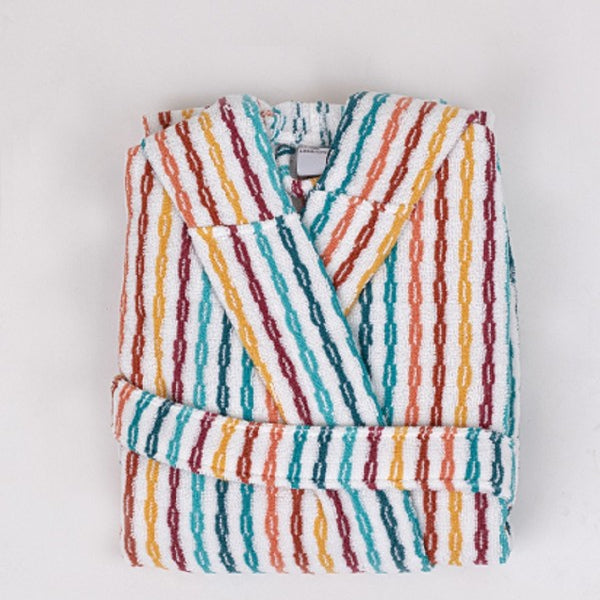 FUNNY – разноцветный детский халат с капюшоном