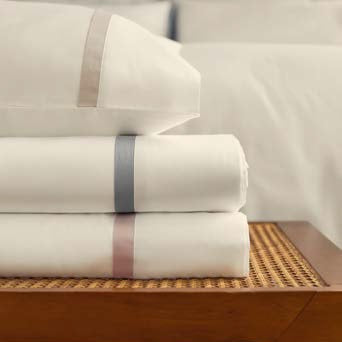 CAETANO 2 spilvendrānas 50x75 white/pink 100% kokvilna Satins 300TC