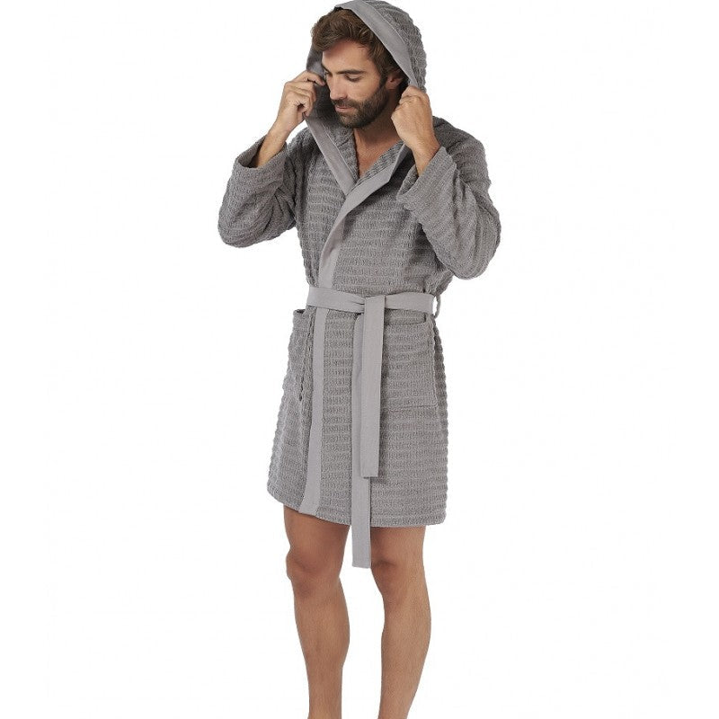 Halāts ar kapuci SWELL XL izmērs GREY