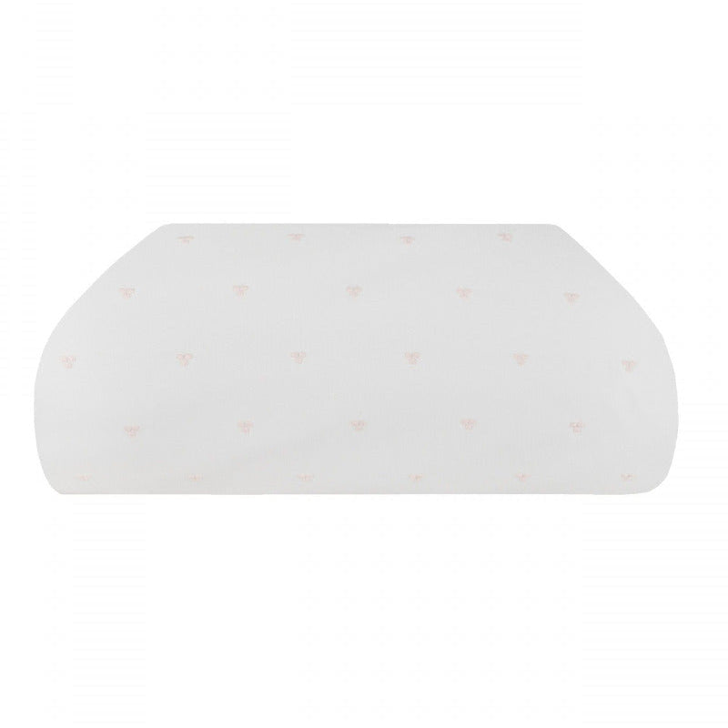 Mazuļu segas pārvalks IRIS 100x140 white/pink