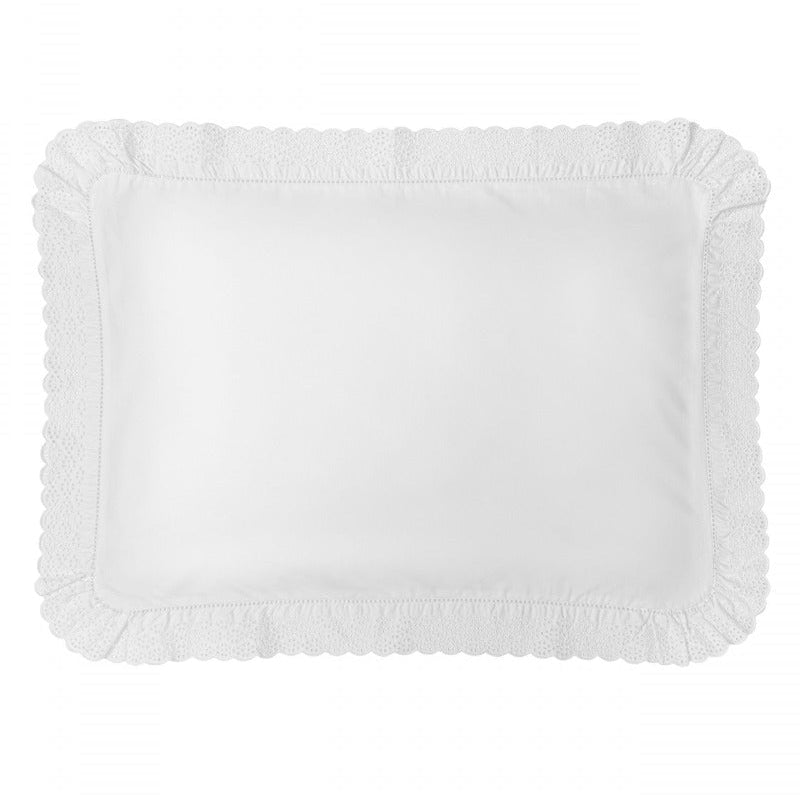 MARIA 2 spilvendrānas Oxford ar izšuvumu 50x75 white