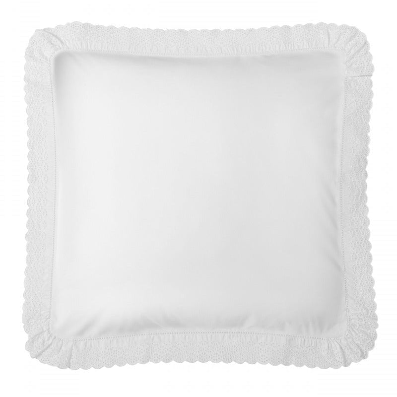 MARIA 2 spilvendrānas Oxford ar izšuvumu 65x65 white