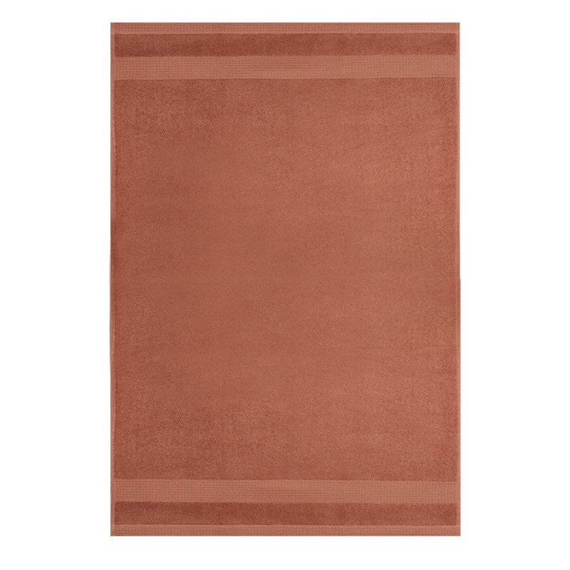 Organiskās kokvilnas dvielis NATURAL 50x100 terracotta