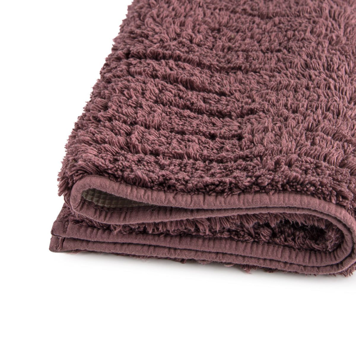 Vannas paklājs RIBBON 50x80 MARSALA ar lateksa pretslīdes pamatni