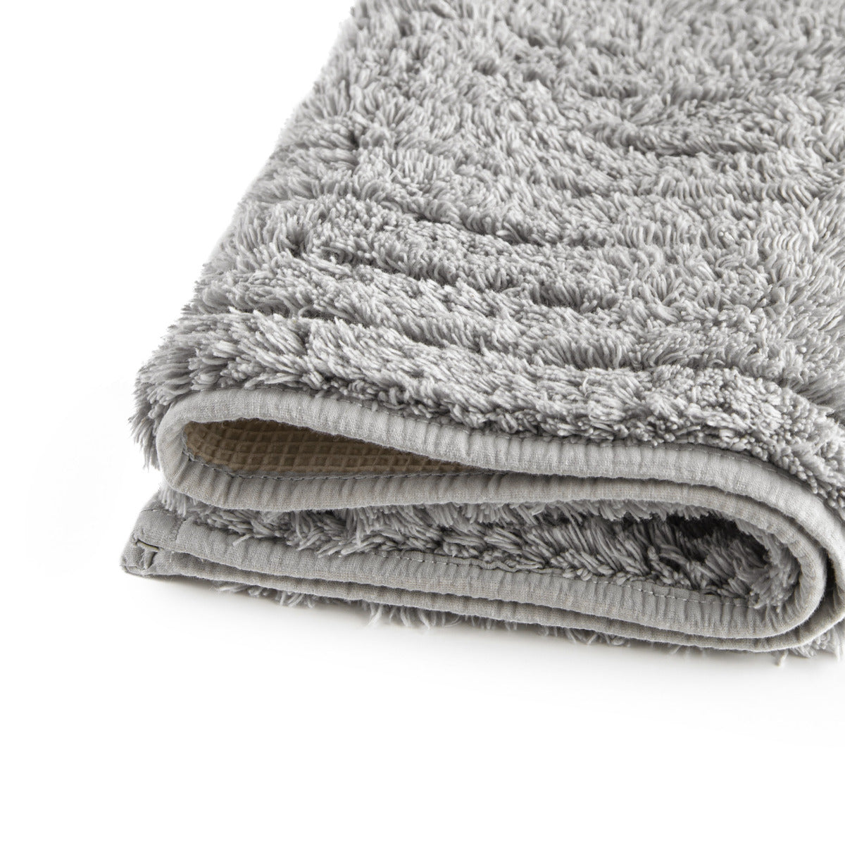 Vannas paklājs RIBBON 50x80 SILVER ar lateksa pretslīdes pamatni