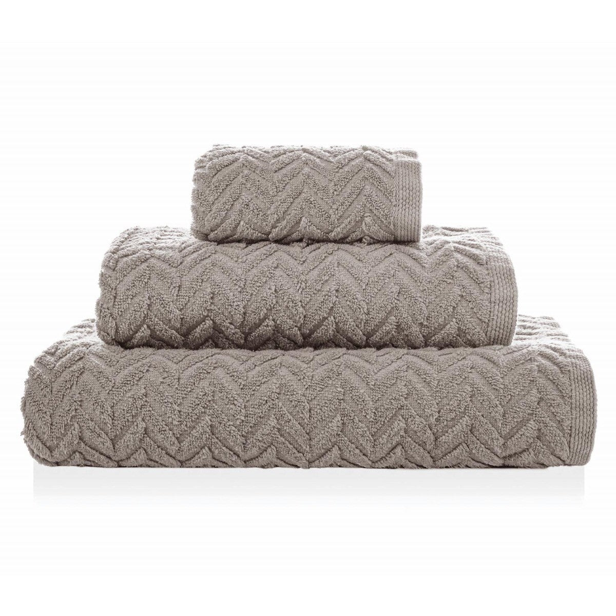 Frotē dvielis CHEVRON 70x140 FOG 100% kokvilna