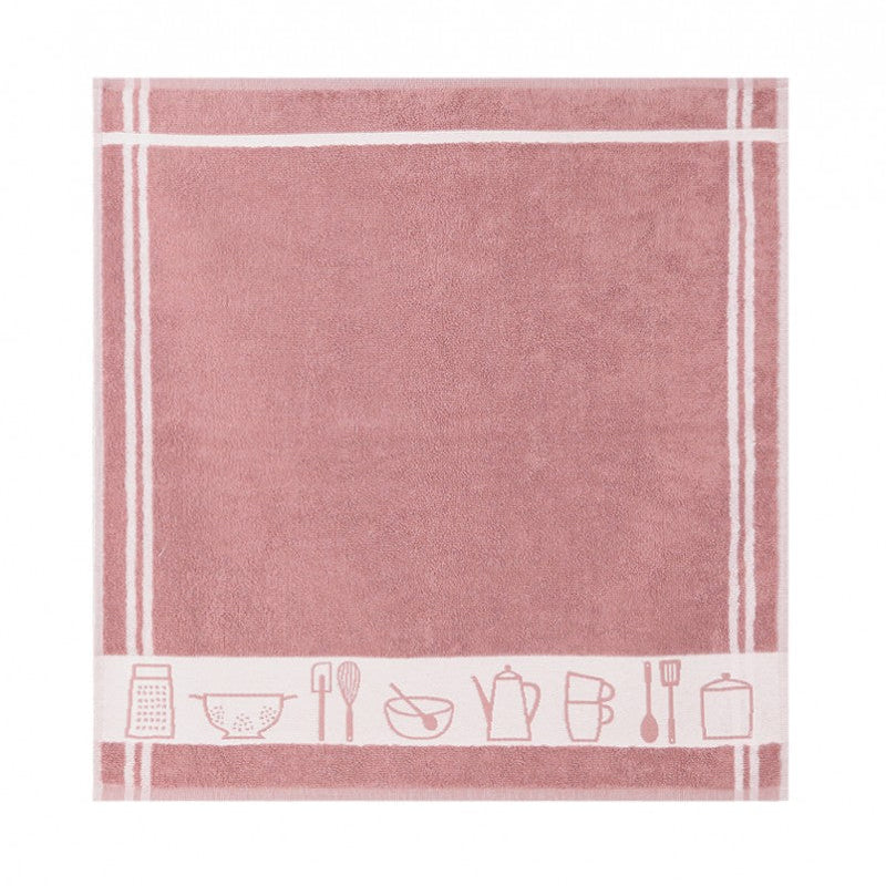 Virtuves frotē dvieļi TERRY ar virtuves rīku šarmu