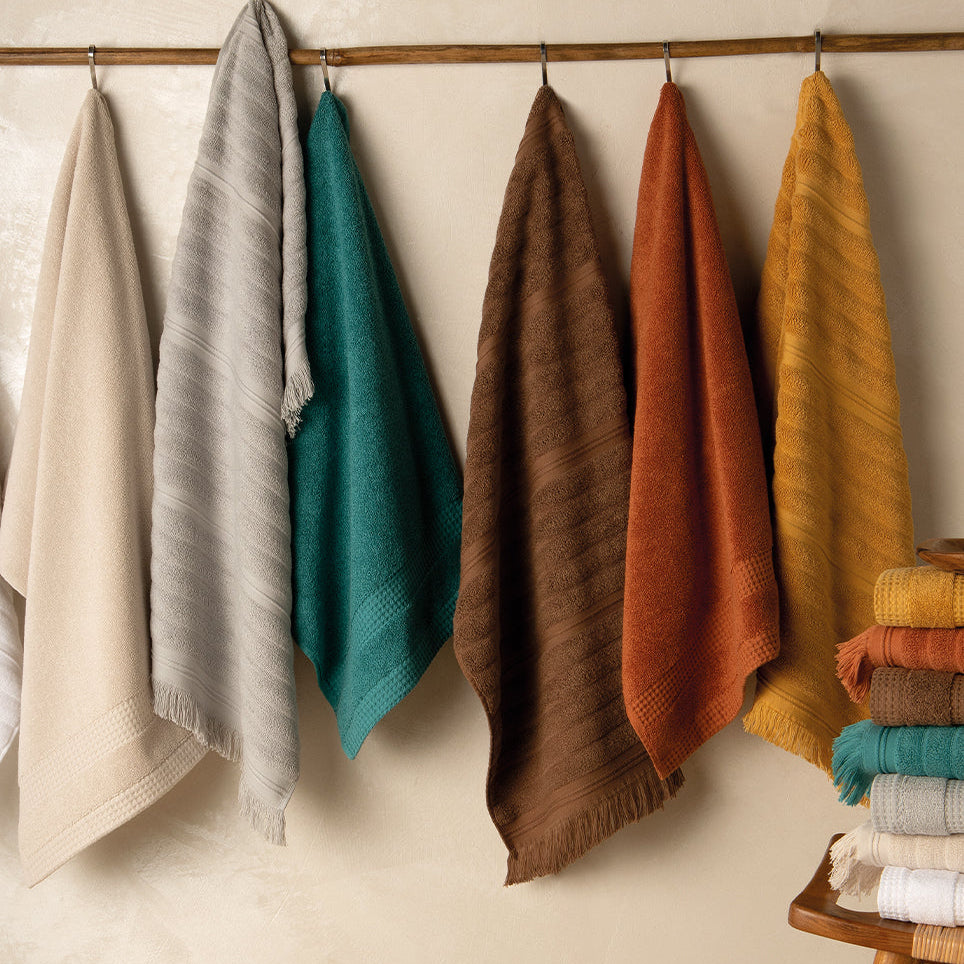 NATURAL frotē dvieļi no 100% organiskās kokvilnas