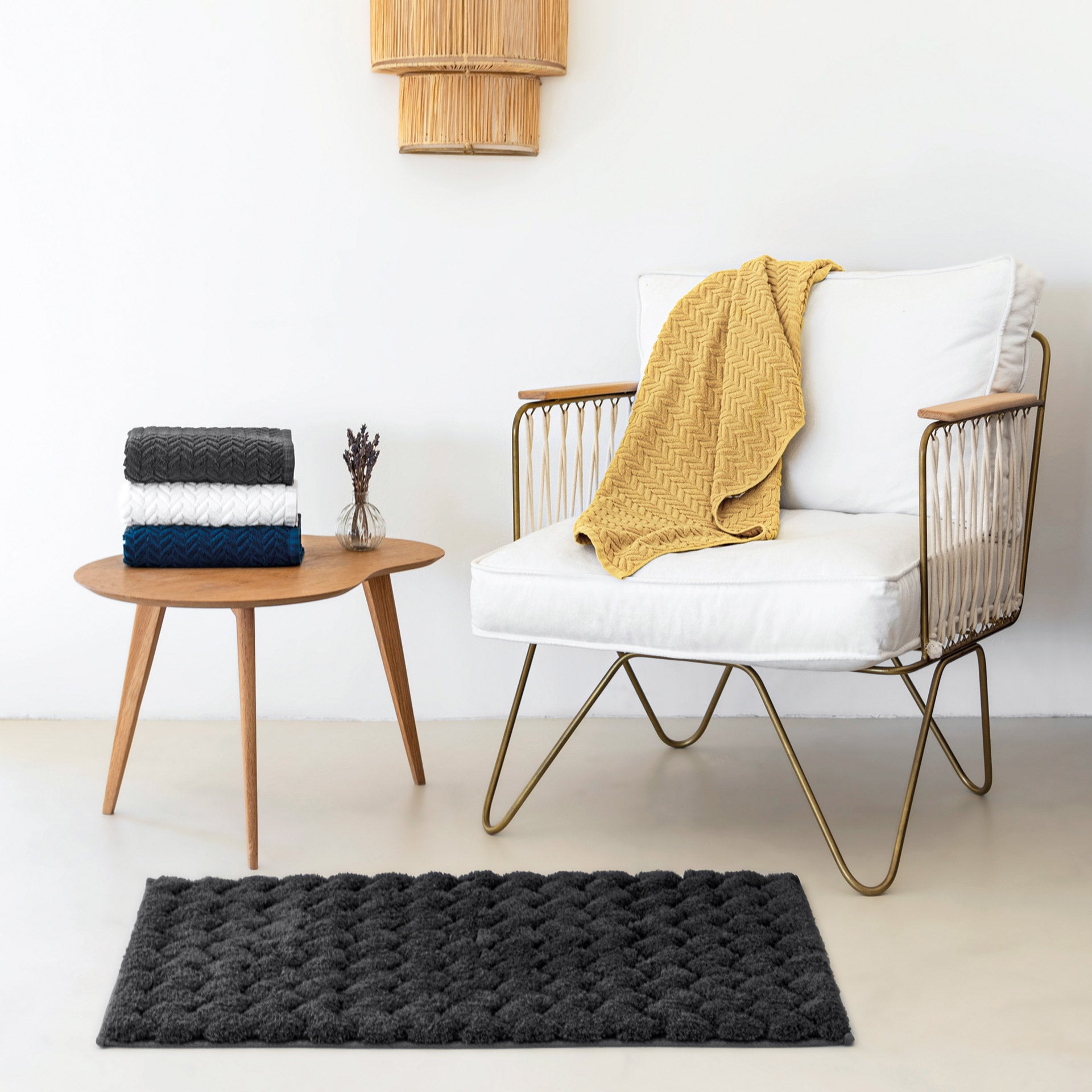 Vannas paklājs CHEVRON 4 krāsas