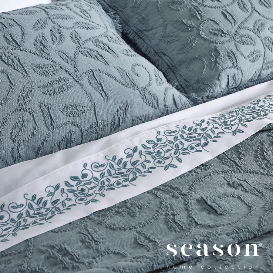 Dekoratīvā spilvendrāna BUTURI 50x70 blue