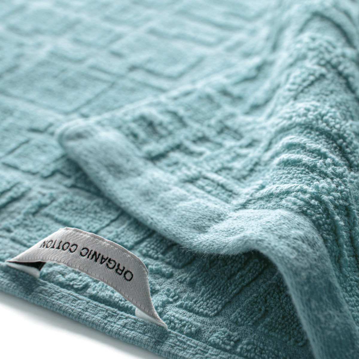 GAUFRE žakarda frotē dvieļi no organiskās kokvilnas 2 krāsas