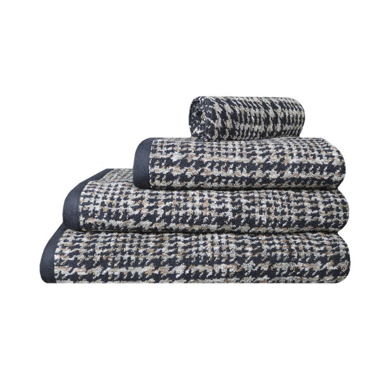 Prince of Wales Frotē dvielis 70x140 GREY 100% kokvilna